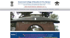 Desktop Screenshot of banipurbedcollege.org